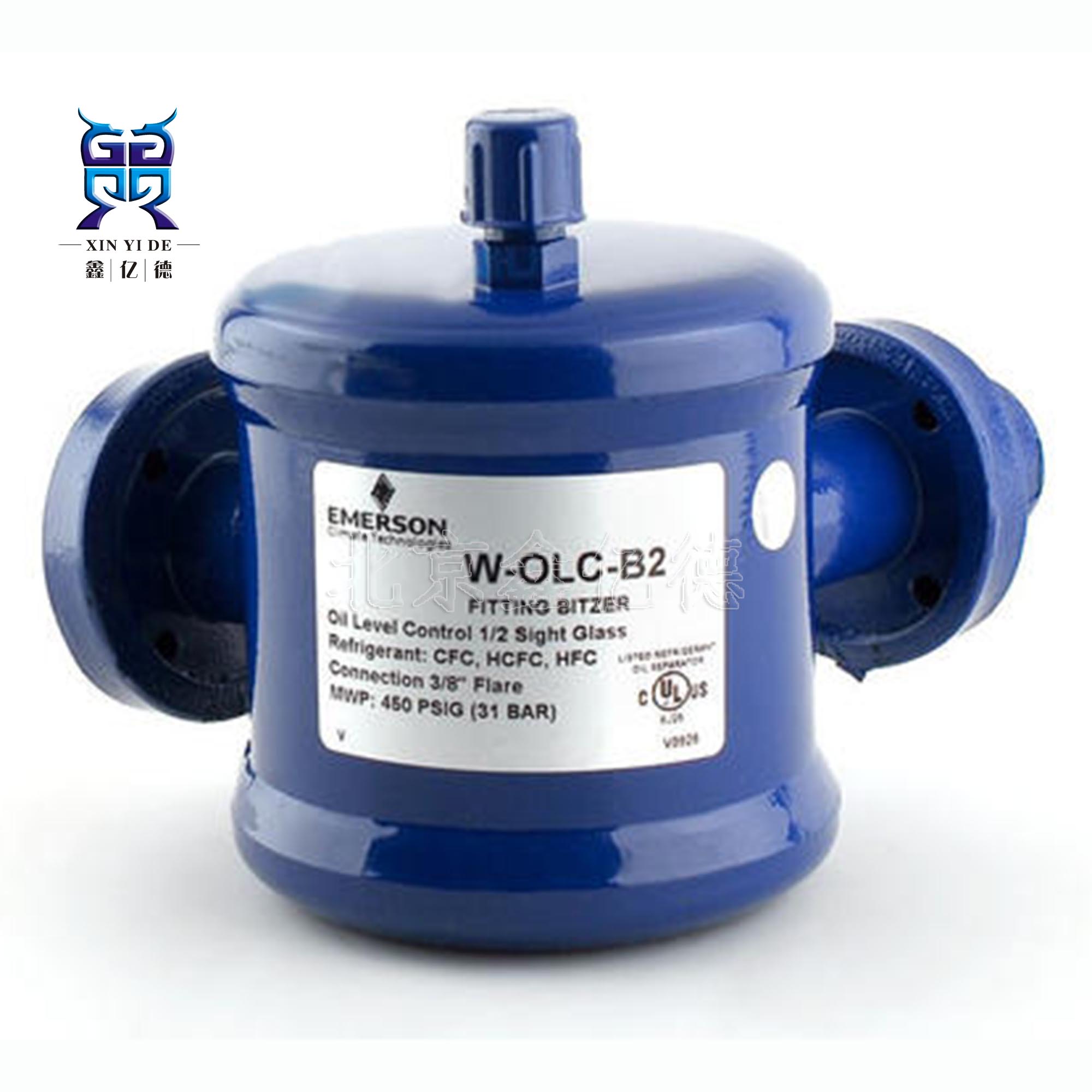 Emerson艾默生W-OLC-2-4机械式压缩机油位平衡器065170