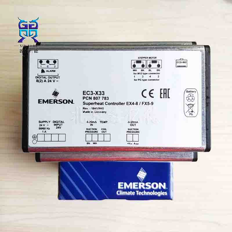 Emerson艾默生EC3-X33过热度控制器807783
